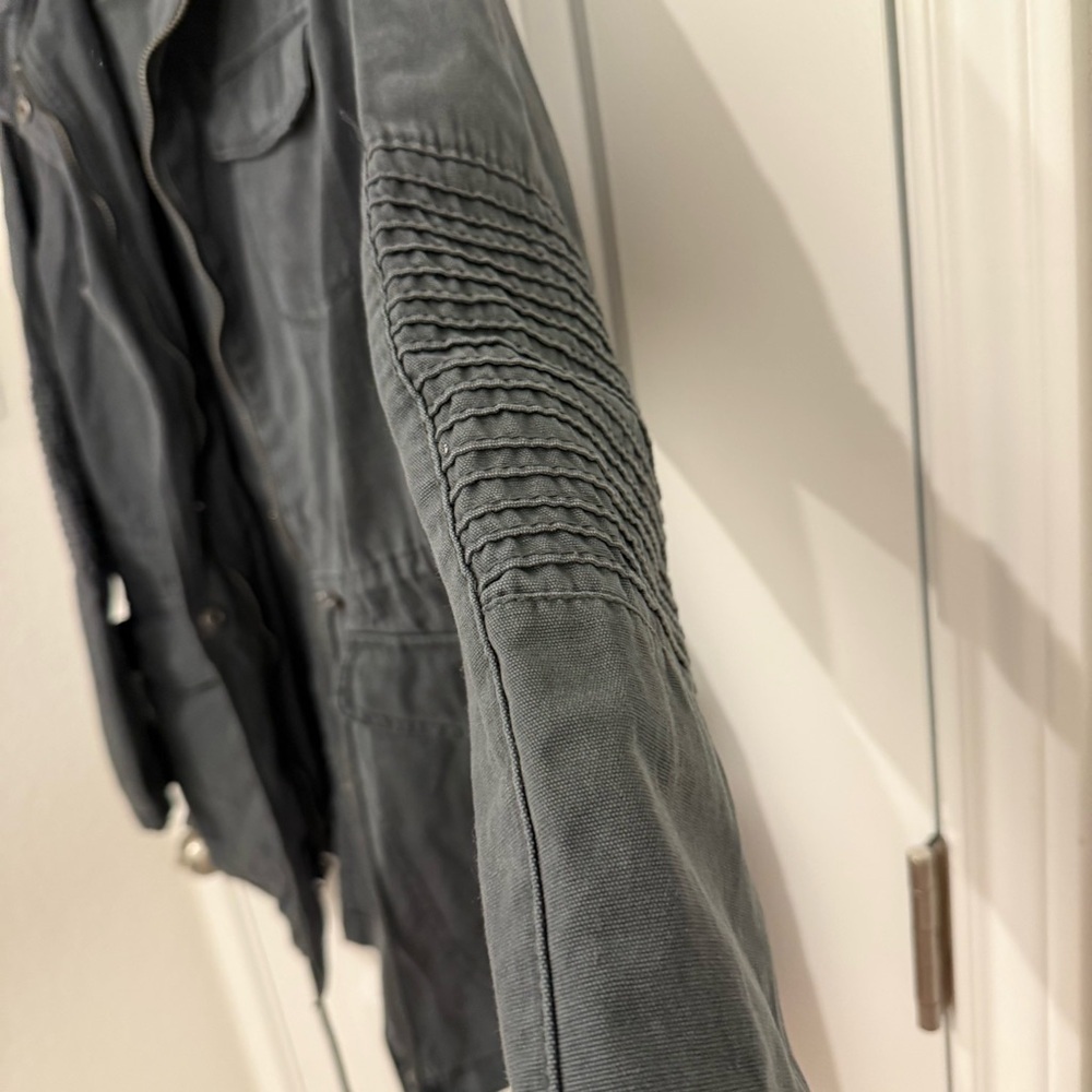 a new day Charcoal Utility Jacket Size XL Fall Winter - Picture 5 of 10